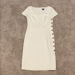 Cream colored work dress